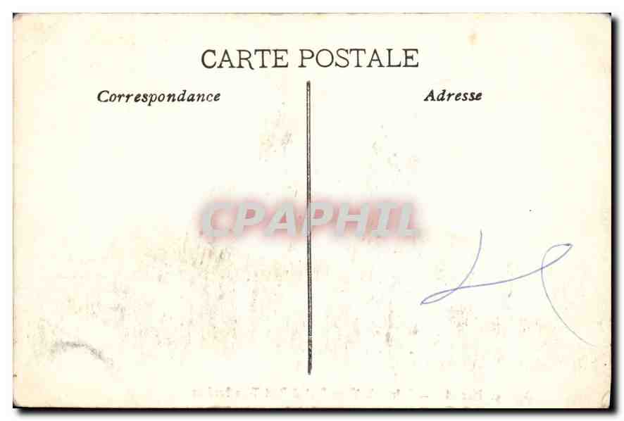 CPA Marseille Entree du Vieux Port et Pont Transbordeur  — Verso