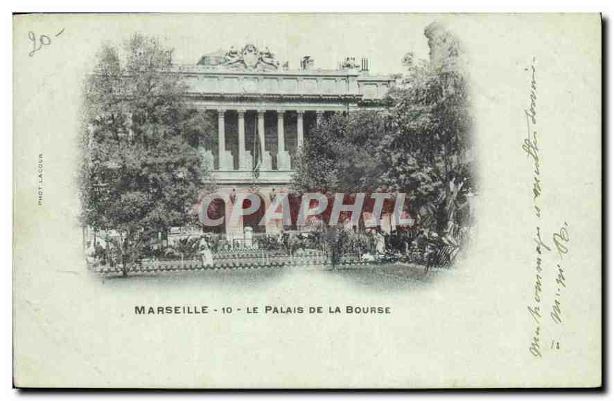 CPA Marseille Le Palais de la Bourse 
