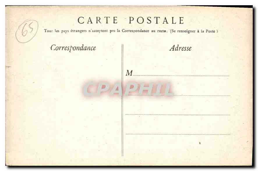 CPA Lourdes Grotte des Espeluges Le Calvaire  — Verso