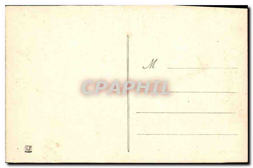CPA Lourdes III station du Calvaire Jesus tombe poids de sa croix  — Verso