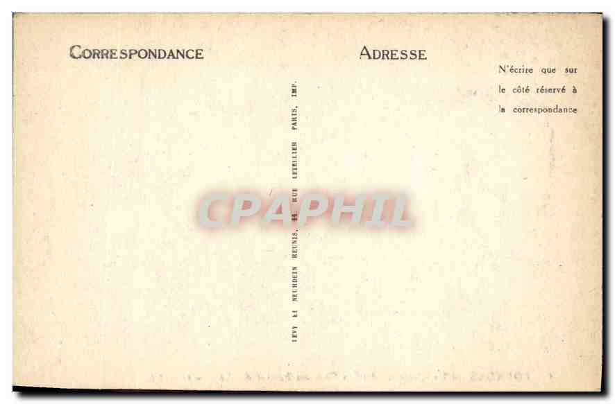 CPA Lourdes Le Chateau Ancienne Chateau Feodal du XIV s  — Verso