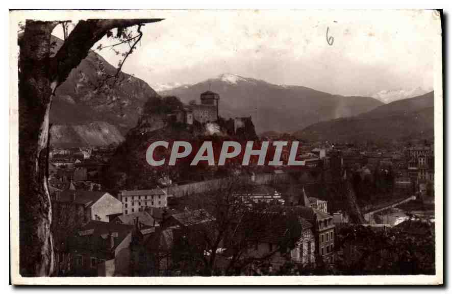 CPA Lourdes le Chateau Fort et Pic du Jet 
