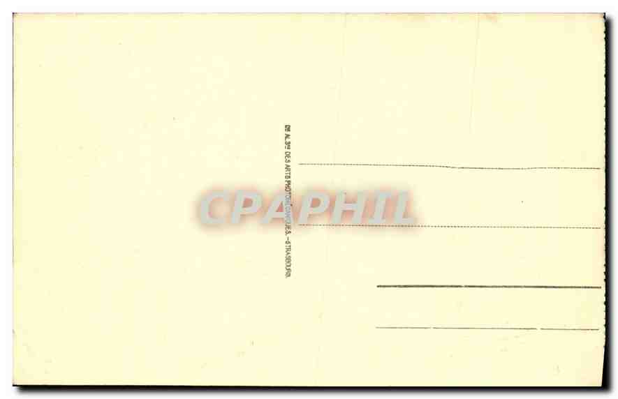 CPA Lourdes le Chateau Fort et les Pyrenees  — Verso