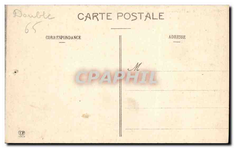 CPA Lourdes la Grotte Miraculeuse  — Verso