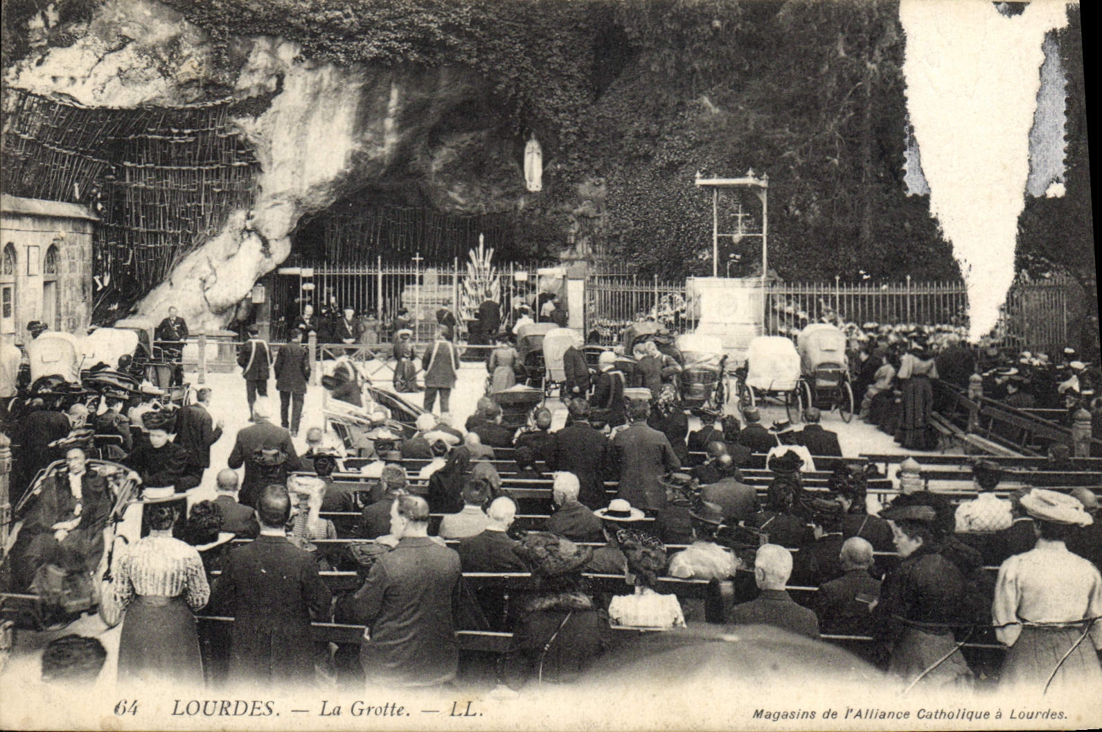 CPA Lourdes la Grotte 