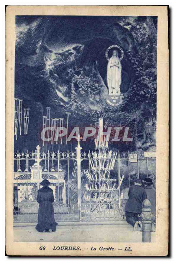 CPA Lourdes la Grotte 