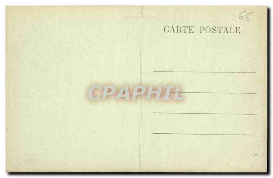 CPA Les Pyrenees Lourdes le Chateau Fort  — Verso