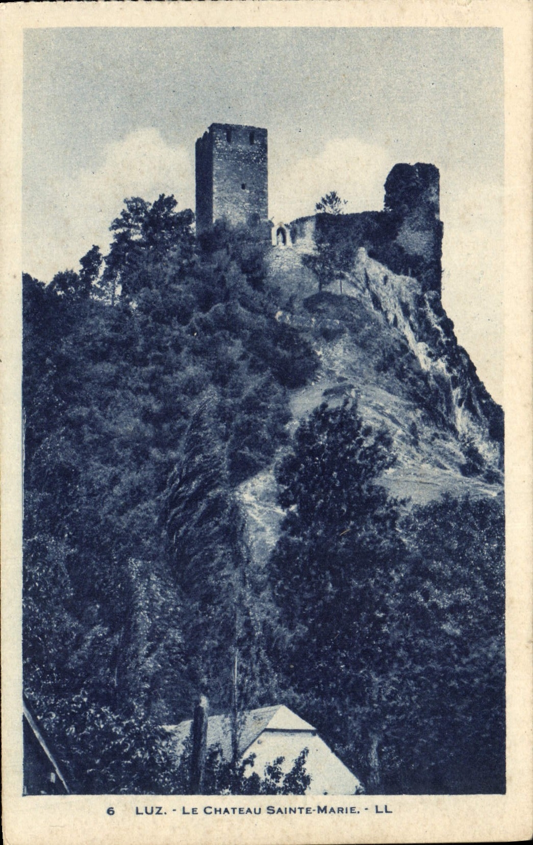 CPA Luz le Chateau Sainte Marie 