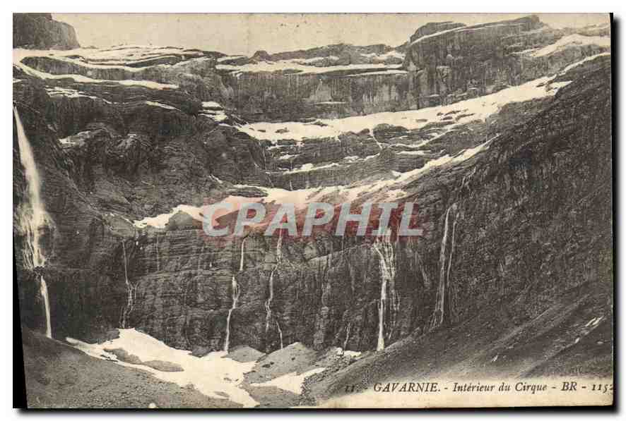 CPA Gavarnie Interieur du Cirque 