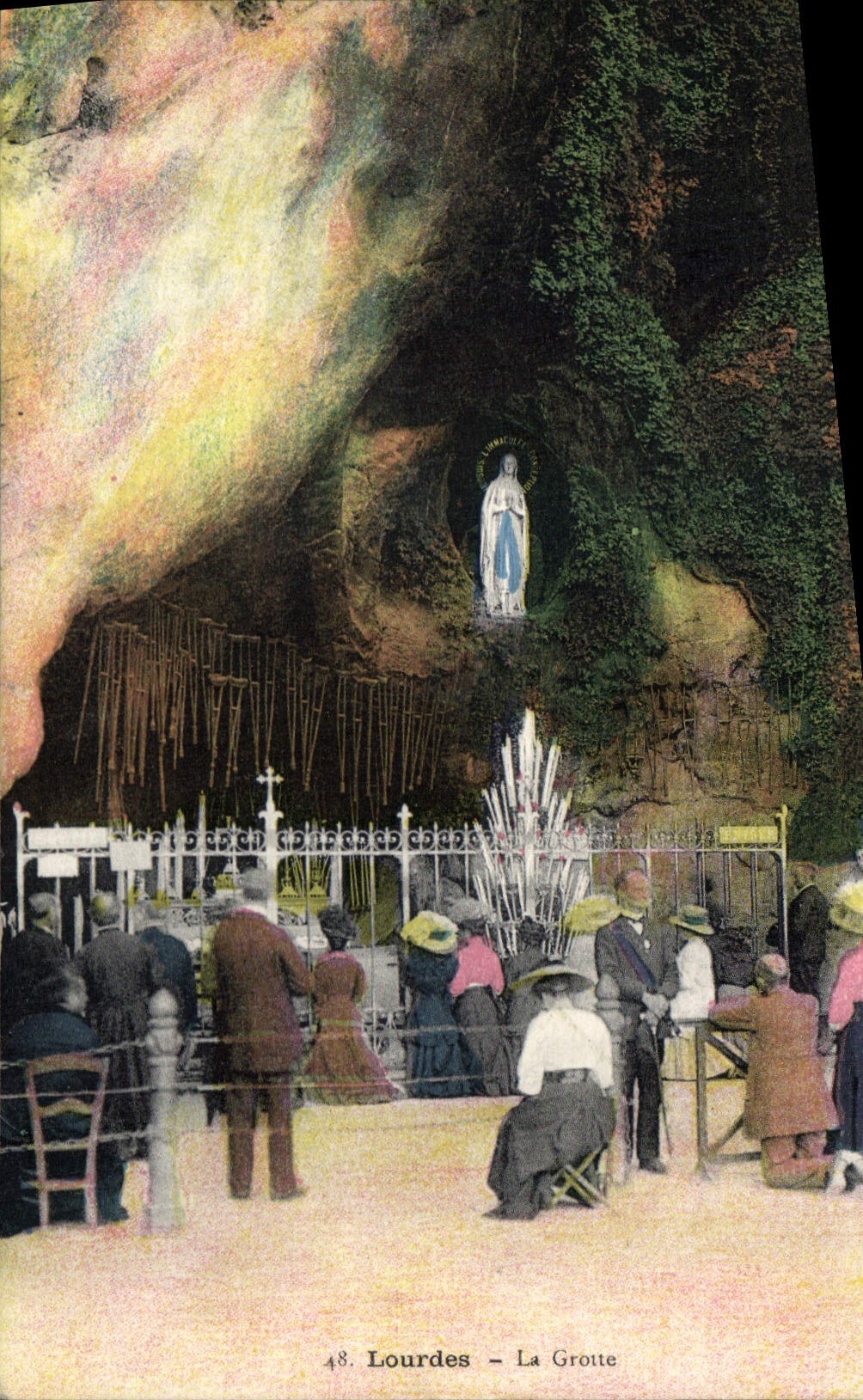 CPA Lourdes la Grotte 