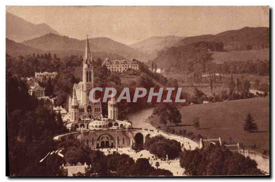 CPA Lourdes H P La Basilique 
