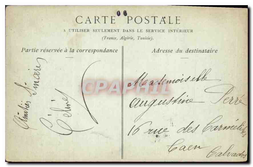 CPA Menton Vue generale prise de la Frontiere Italienne  — Rückseite