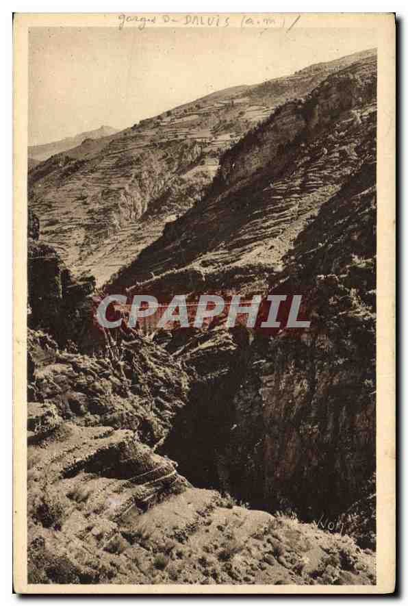 CPA La Douce France Gorges de Daluis A M 