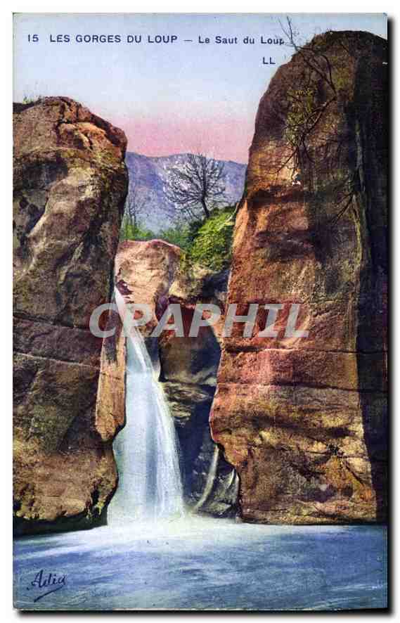 CPA Les Gorges du Loup Le Saut du Loup 
