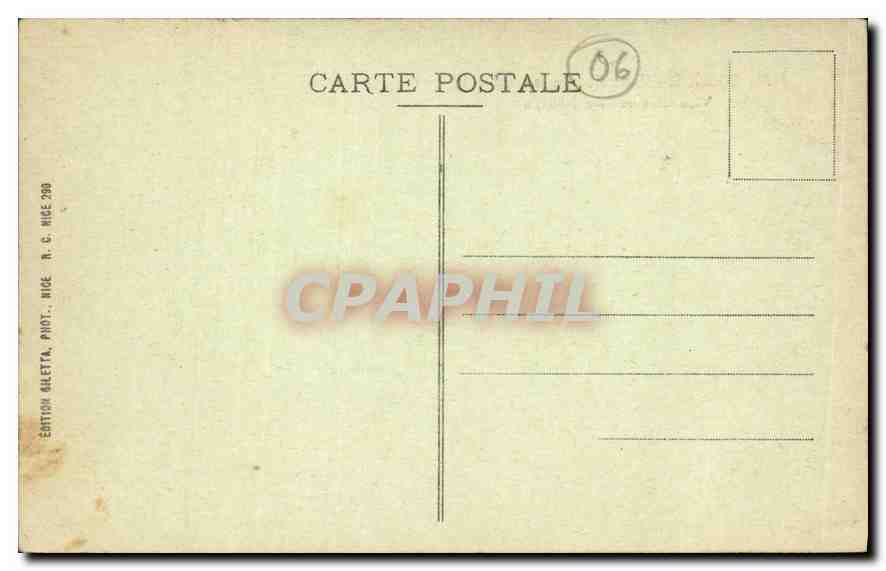 CPA Cannes Vue prise de la Californie  — Verso