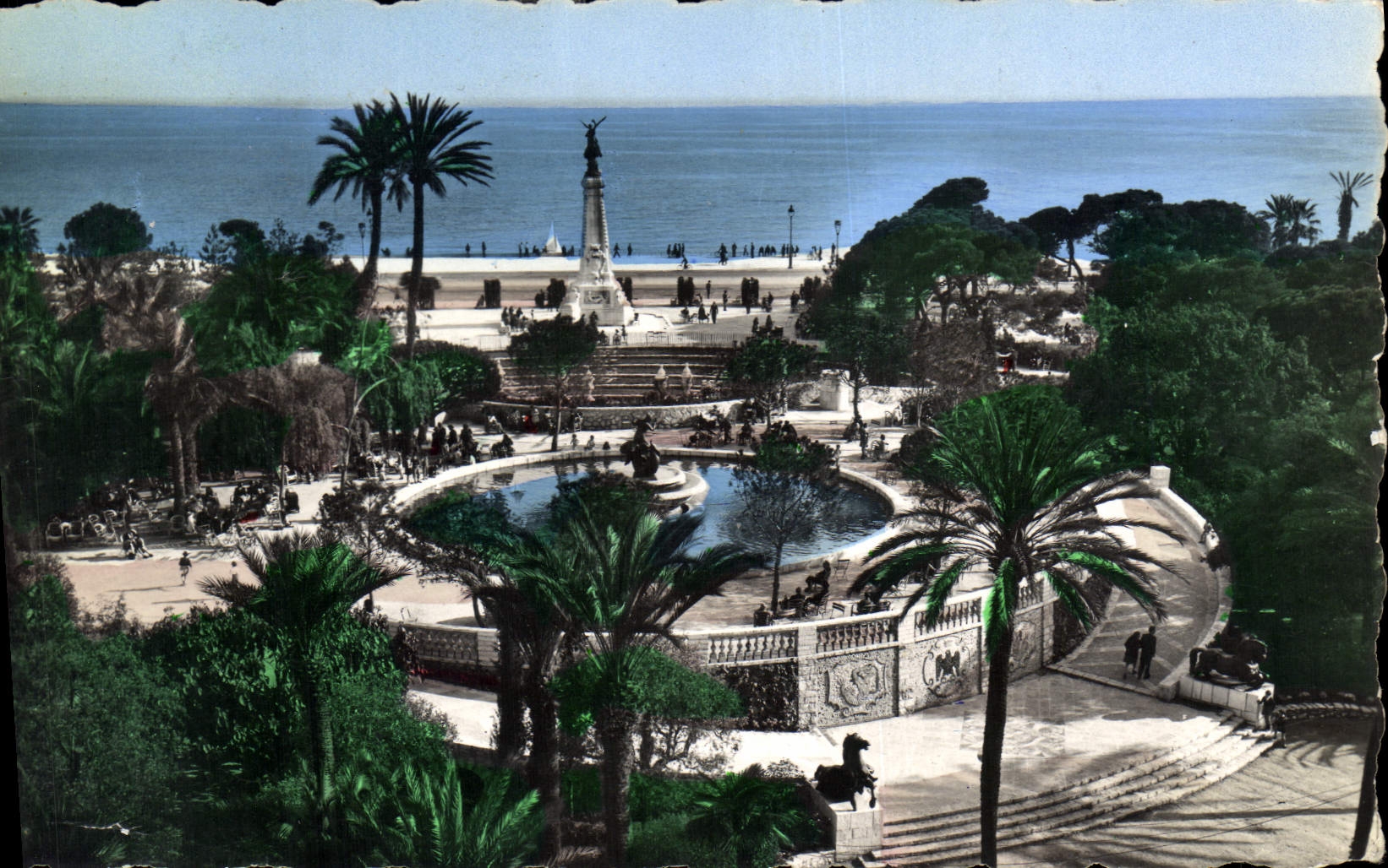 CPA Nice Le Theatre de Verdure Jardin Albert Ier 