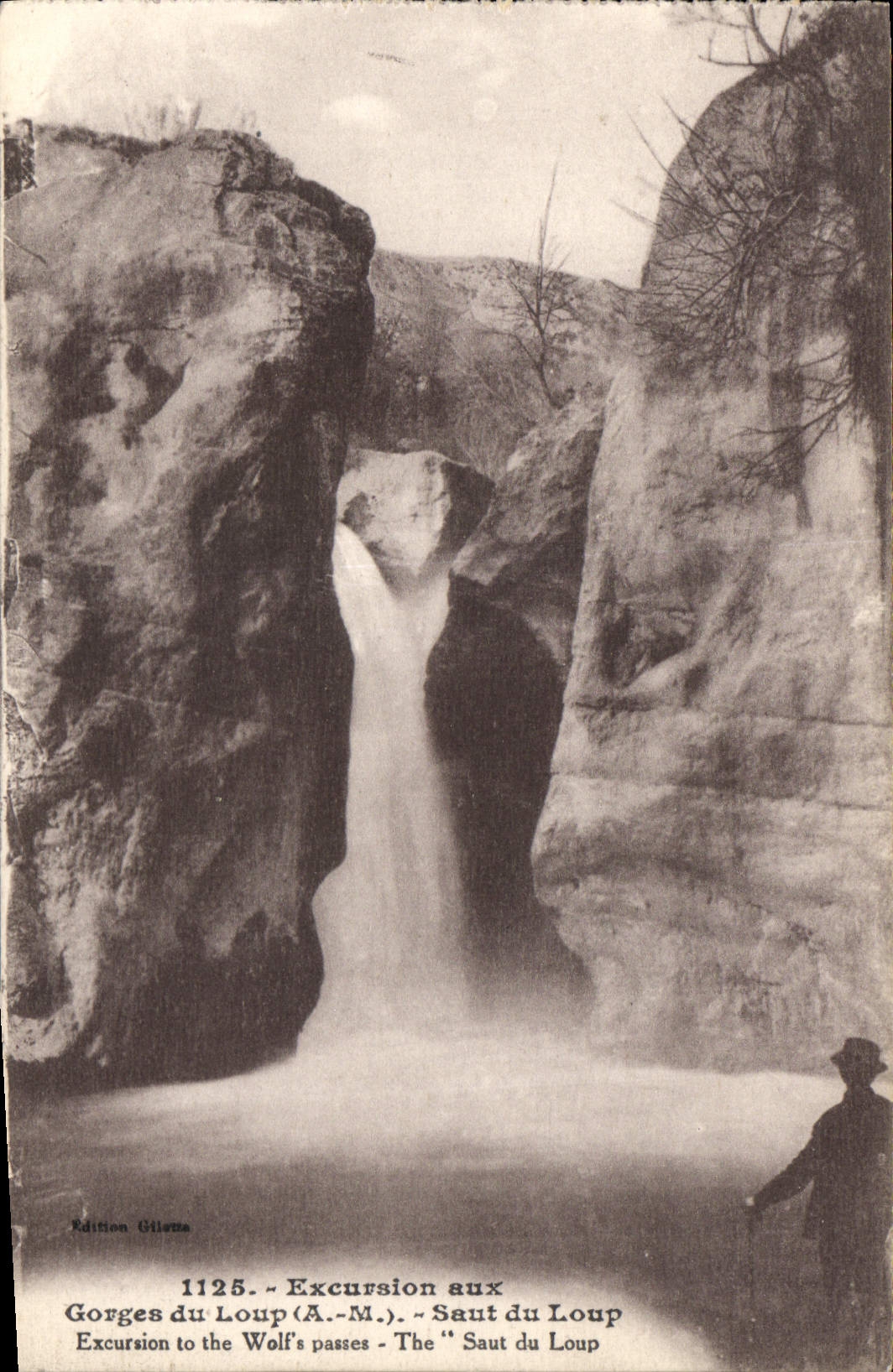Gorges du Loup (A.-M.) — Saut du Loup — Édition Giletta, n° 1125