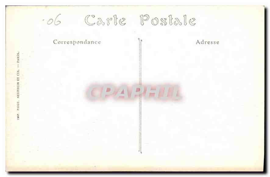 CPA Cannes Alpes Maritimes Les Palmiers de la Place du Casino  — Verso