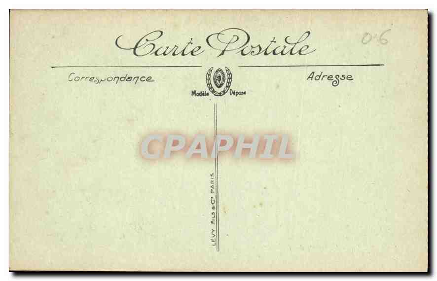 CPA Nice La Grotte du Jardin Public  — Rückseite