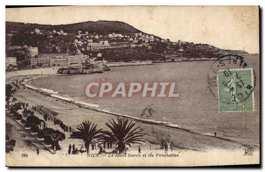 CPA Nice le Mont Boron et les Ponchettes 