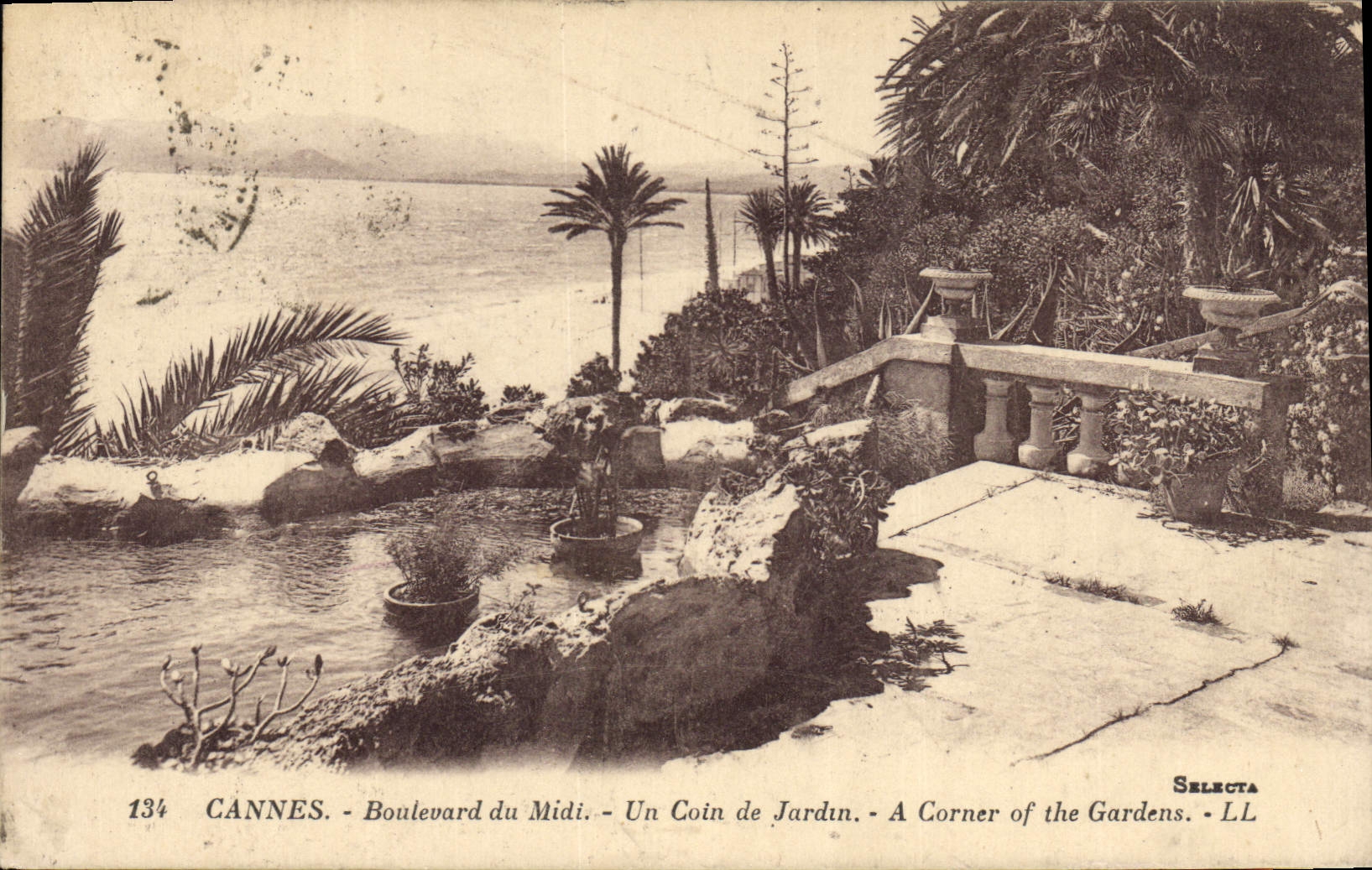 CANNES - Boulevard du Midi - Un Coin de Jardin - Selecta LL
