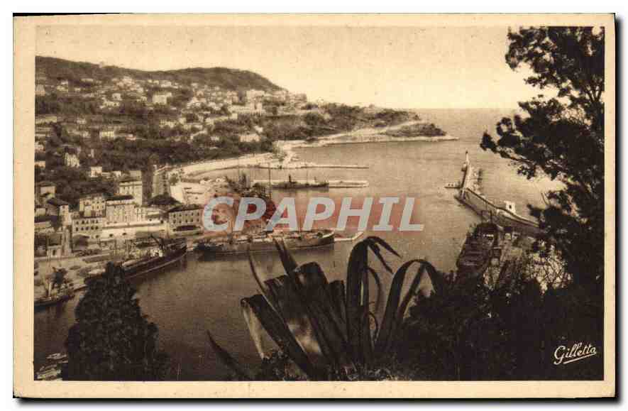 CPA Nice le Mont Boron l'entree du Port 