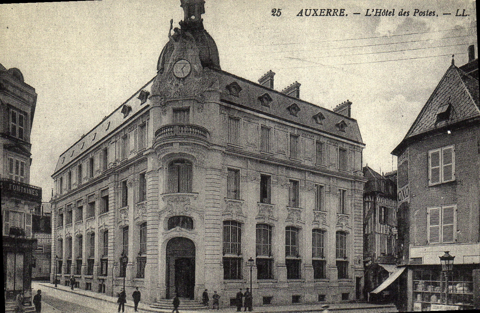 Auxerre — L'Hôtel des Postes — LL. — Éditeur LL, n° 25