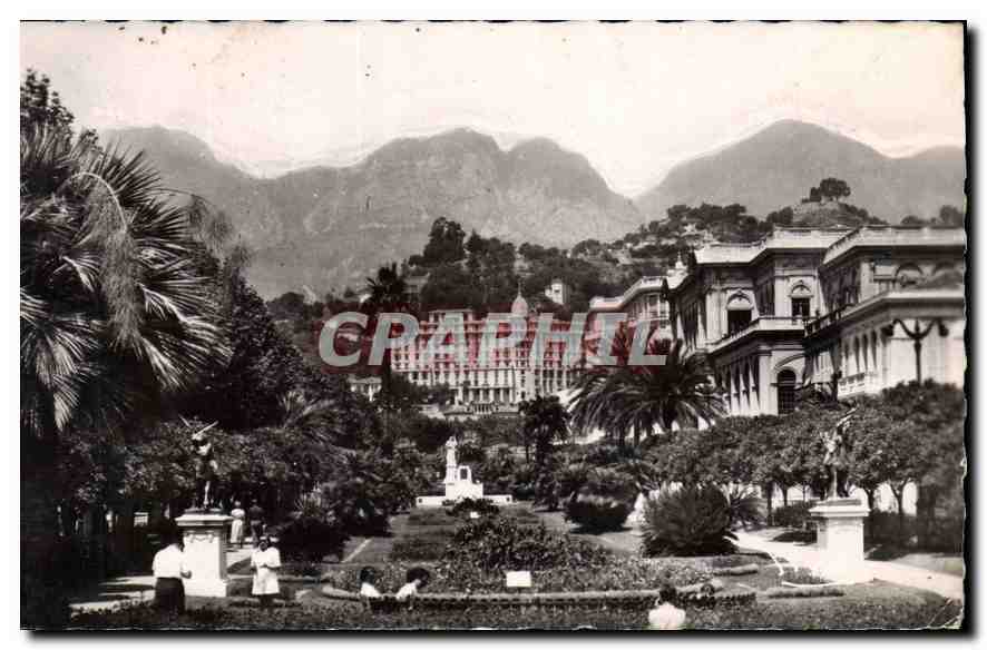 CPA La Cote d'Azur Menton le Jardin 