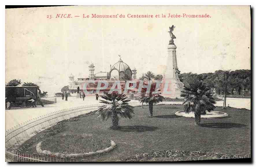 CPA Nice le Monument du Centenaire et la Jetee Promenade 