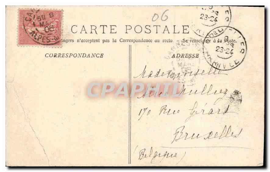 Cannes (A.M.) - Île Sainte-Marguerite - Prison du Masque de fer (1687-1698) — Éditeur : P. J. Millian, Cannes — N° 674 — Reverso