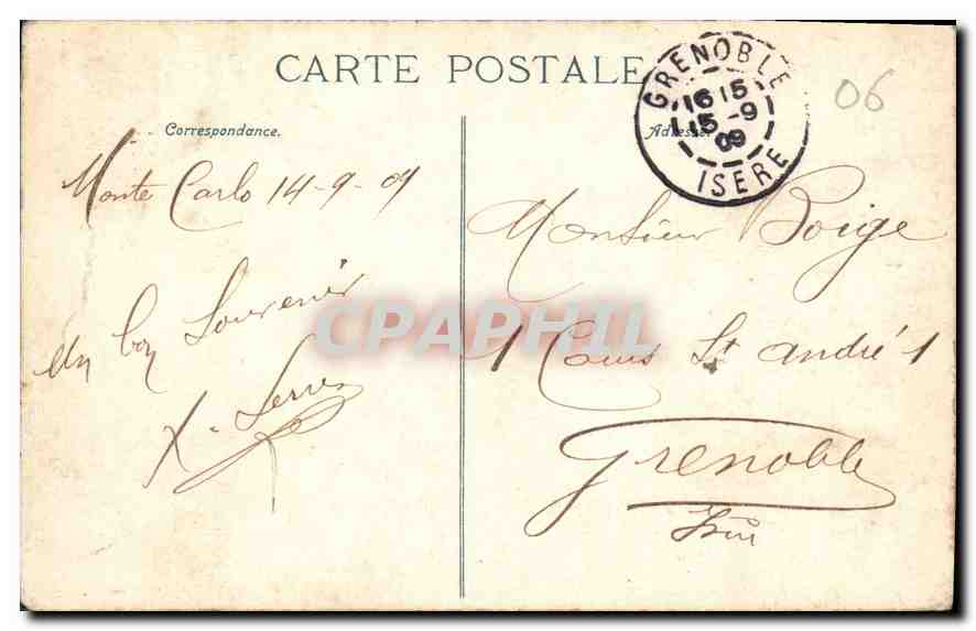 Monte Carlo — Les Jardins et le Casino — N.D. Phot. — Reverso
