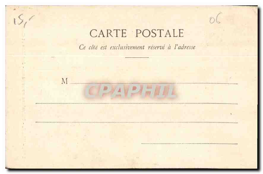 CPA Nice Palmiers nouveaux Jardins et Cassino  — Rückseite