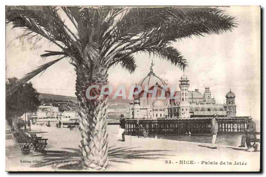 CPA Nice Palais de la Jetee 