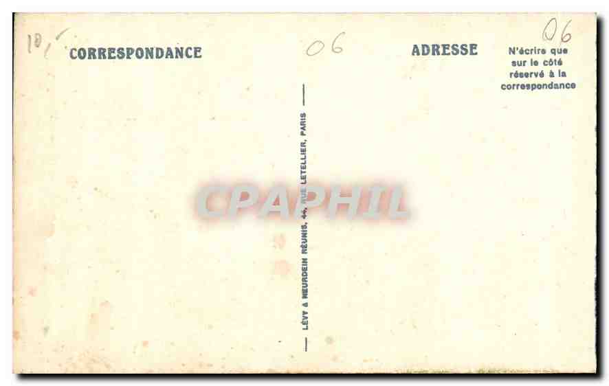 CPA Menton vue prise de la Frontiere Italienne  — Verso