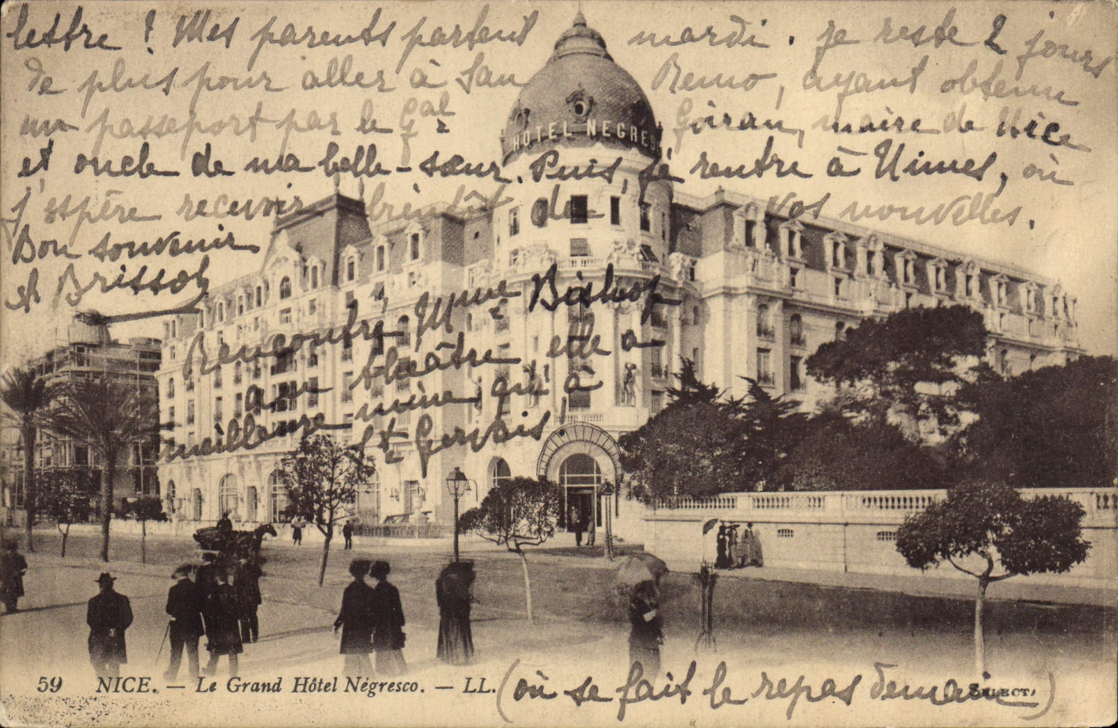 CPA Nice le Grand Hotel Negresco 