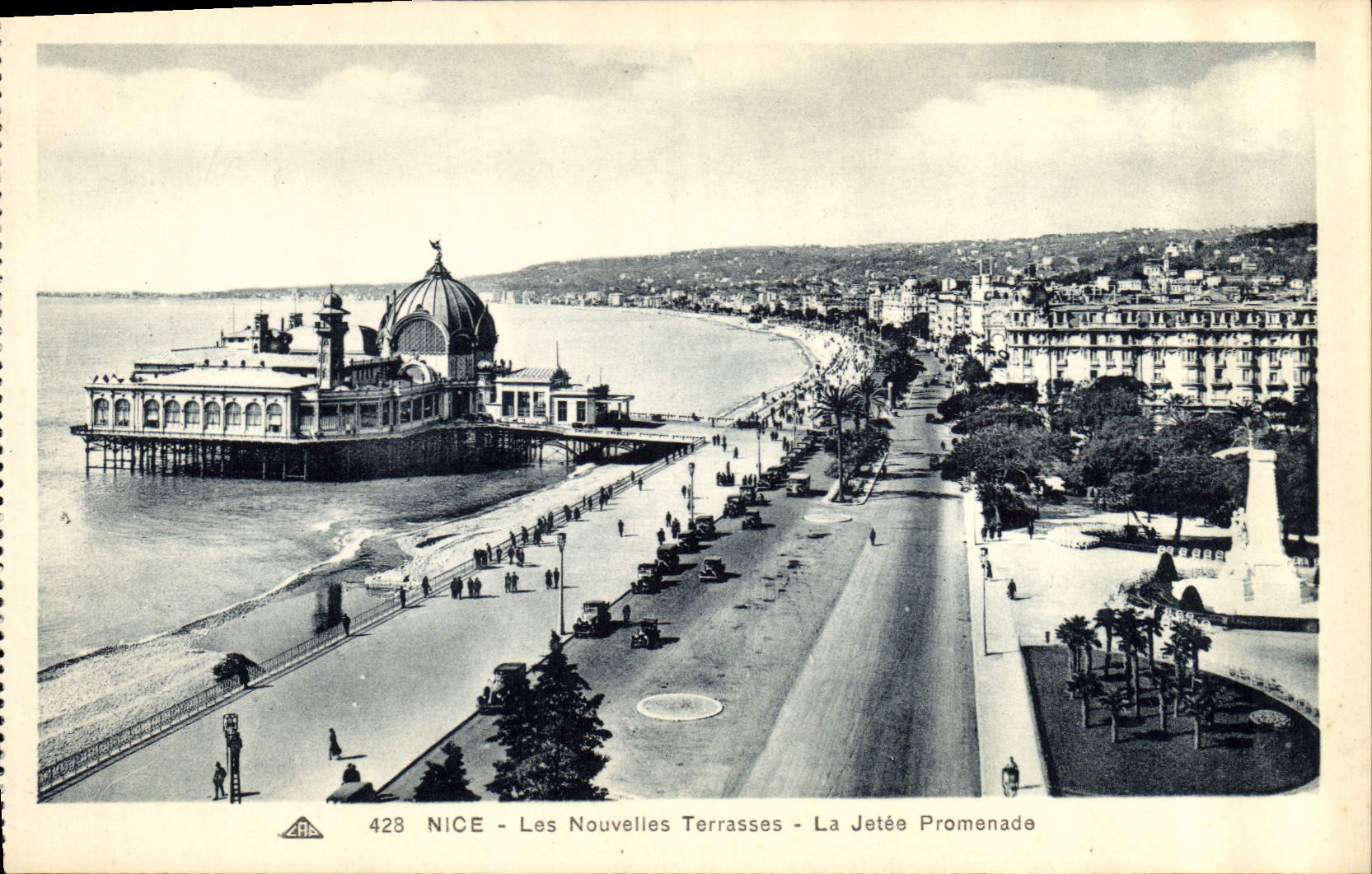 CPA Nice les Nouvelles Terrasses la Jetee promenade 