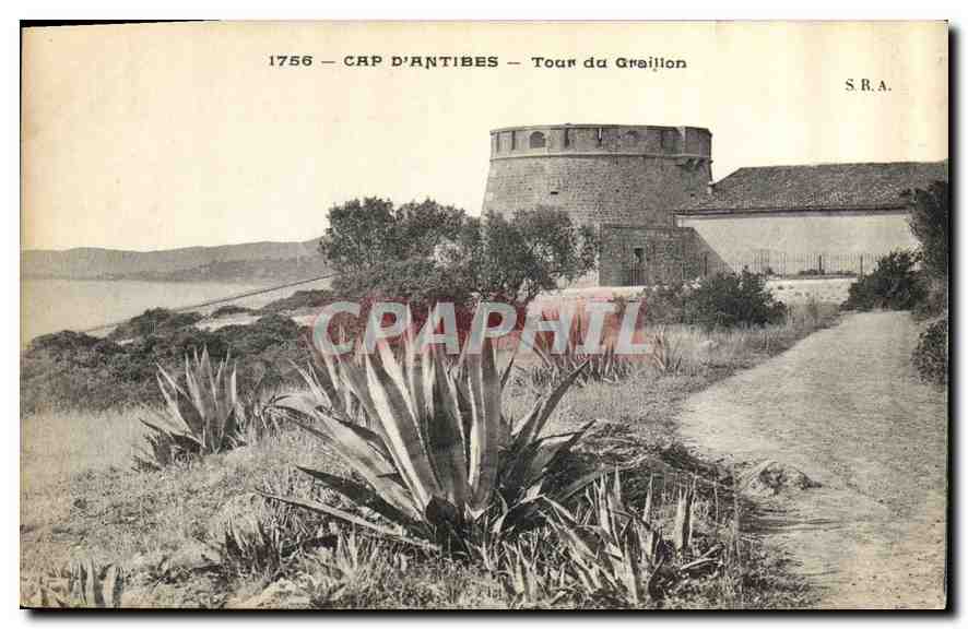 CPA Cap d'Antibes tour du Craillon 