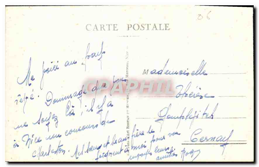 CANNES — Promenade de la Croisette — RM 531 — Verso