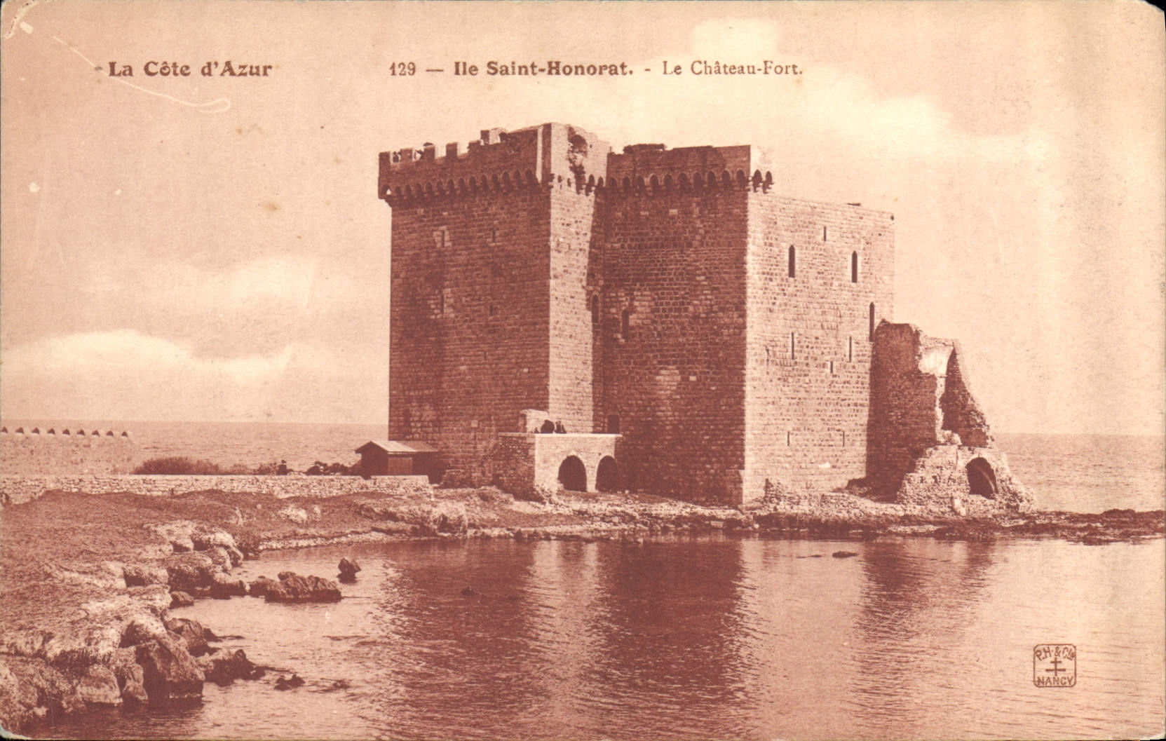 Ile Saint-Honorat — Das Schloss-Fort — WANDY, n°129