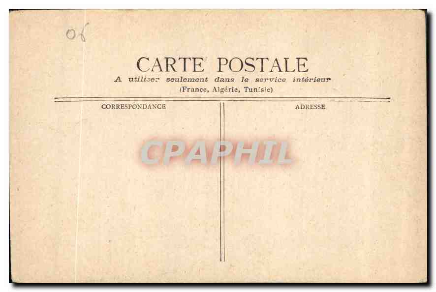 CPA Monaco Principaute  — Rückseite