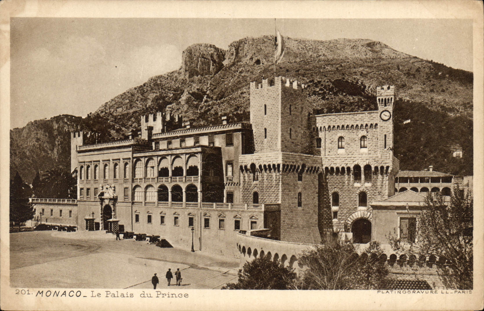 Monaco - Le Palais du Prince — Platinogravure LL-Paris, n°201