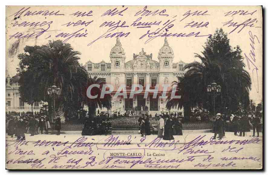 Monte-Carlo — Le Casino — éditeur inconnu, n° de série non visible