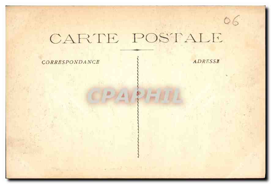 CPA Cap d'Antibes A M Villa Eilenroc Allee des Palmiers  — Verso
