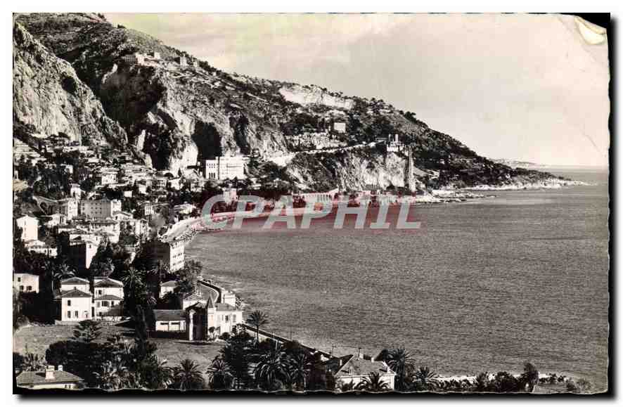 CPA Menton Garavan le pont Saint Louis et l'Italie 
