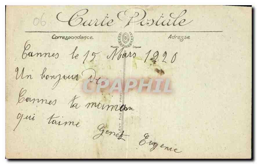 CPA La Cote d'Azur Terrasse et Pergola  — Verso