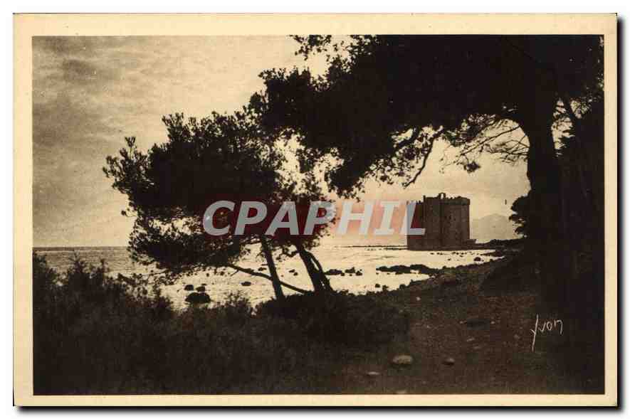CPA Cannes Alpes Maritimes l'ile St Honorat le Vieux Chateau 