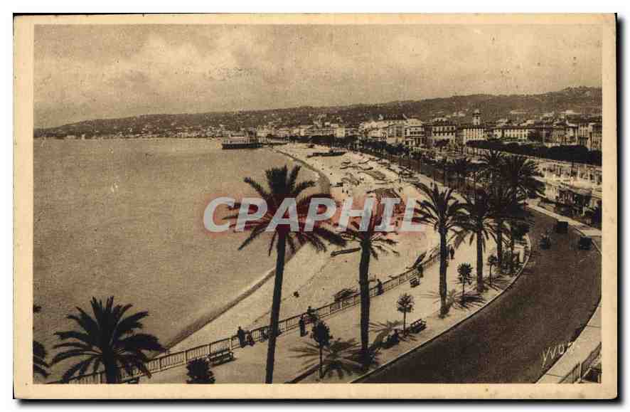 CPA Cote d'Azur Nice Alpes Maritimes la baie des Anges 