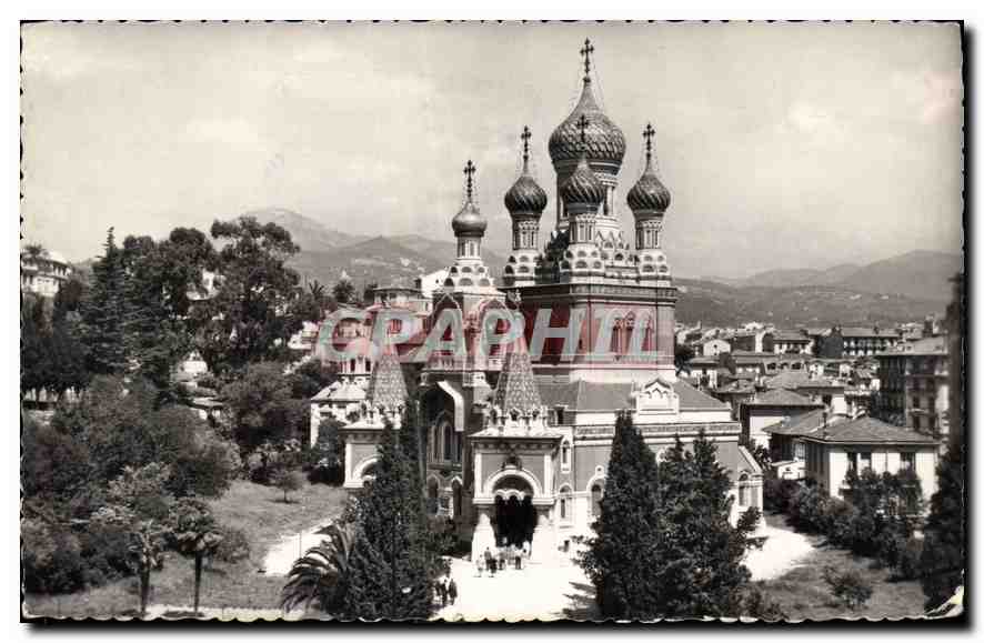 CPA Nice L'Eglise Russe Russie Russia