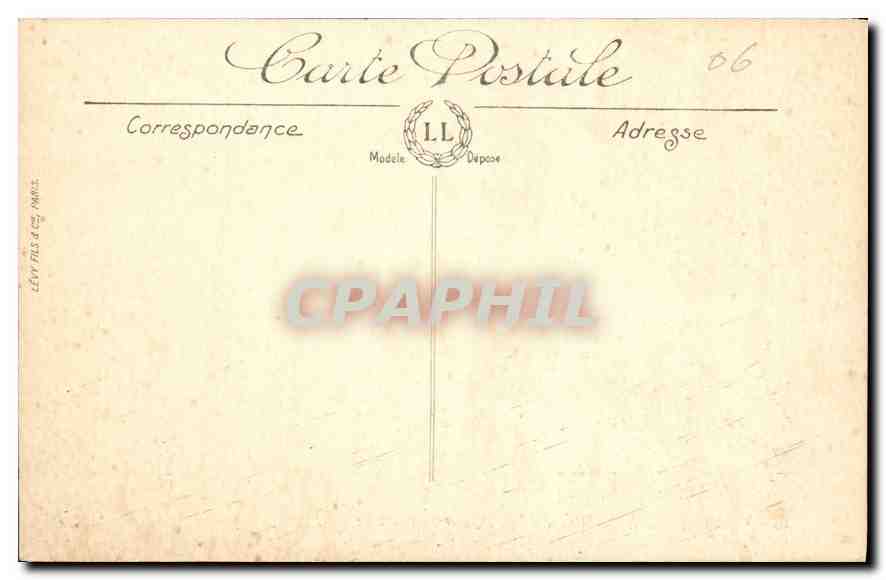 CPA Cap d'Antibes Chapelle Notre Dame de Bon Port  — Rückseite