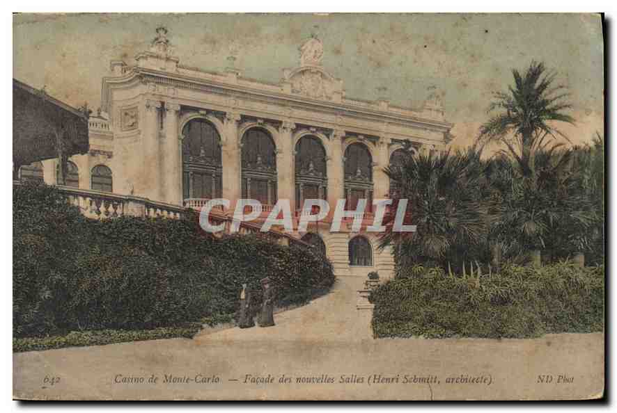 CPA Casino de Monte Carlo Facade des nouvelles Salles 
